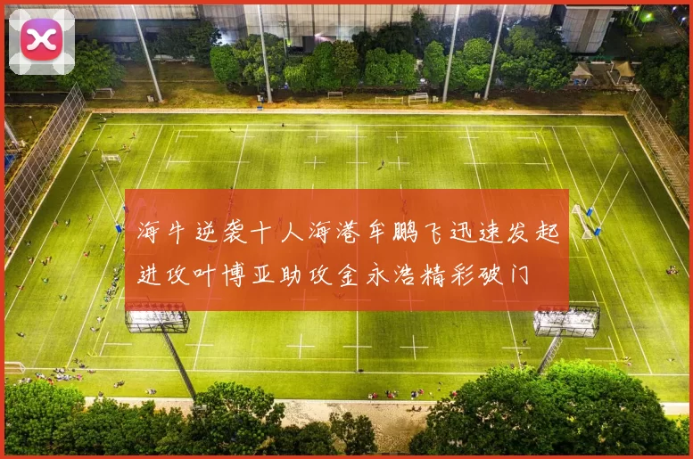 海牛逆袭十人海港牟鹏飞迅速发起进攻叶博亚助攻金永浩精彩破门
